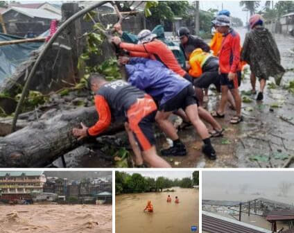 台风“杜苏芮”登陆菲律宾北部已致3死伤逾18万人受灾